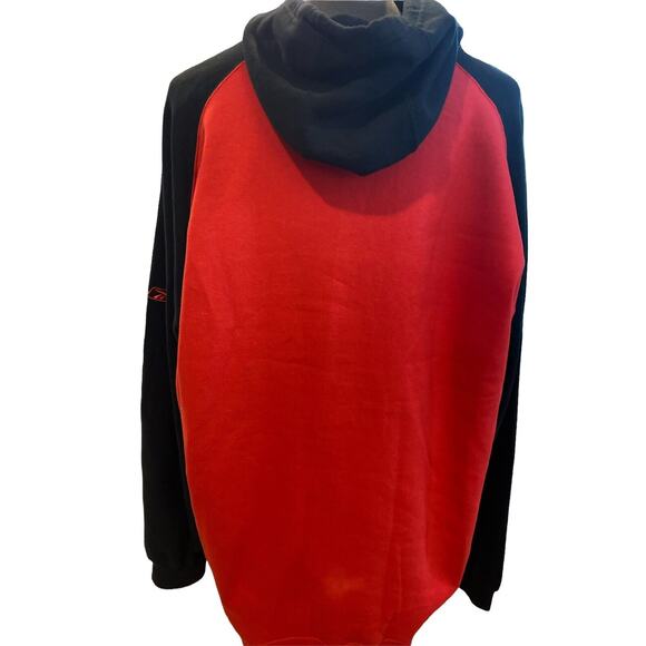 2XL ATLANTA FALCONS Hoodie Pull Over Embroidered Logos NFL Reebok - Picture 4 of 5